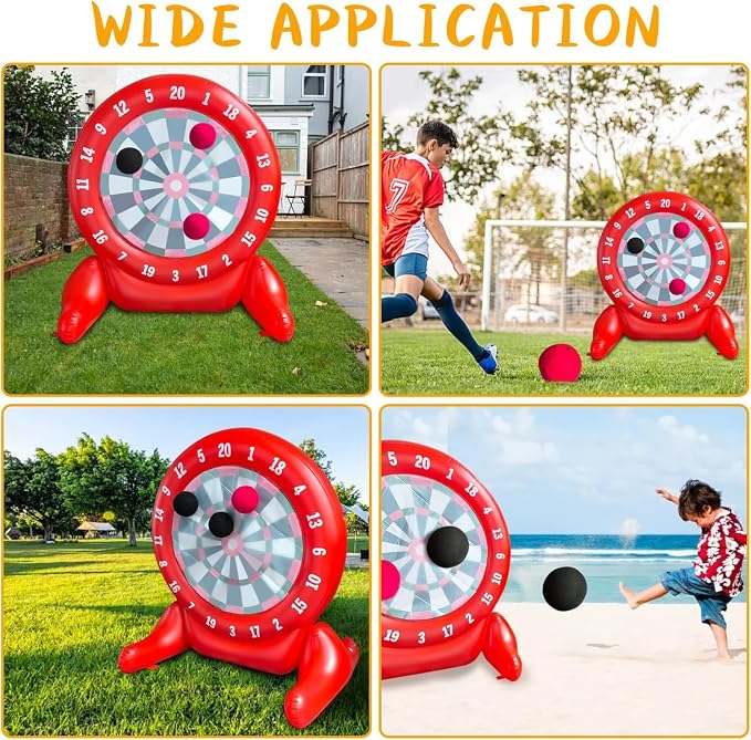 6Ft Tall Giant Kick Darts Games Inflatable Giant Kick Darts Games, Jumbo - Image 6