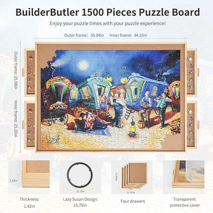 1500 Pieces Rotating Puzzle Board - Image 2