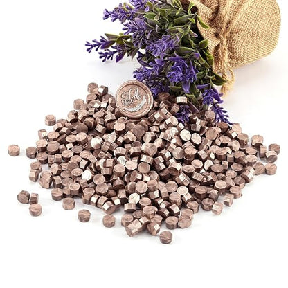 Yoption 360 Pcs Champagne Gold Sealing Wax Beads - Image 5