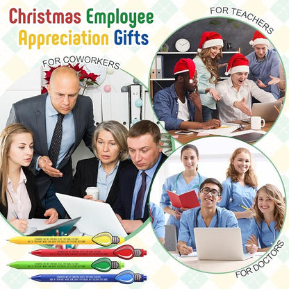 Eaasty 48 Pcs Christmas Gifts for Coworkers Appreciation Ballpoint Pens Bulk - Image 7