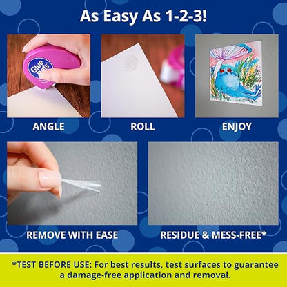 Glue Dots, Poster Dots Dot N' Go Dispenser, Double-Sided, .38 Inch, 1200 Dots - Image 4