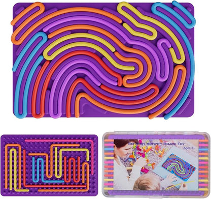 Sensory Fidget Toys for Kids Toddler Boys, Sensory Activity Board for Stress by Spkwis