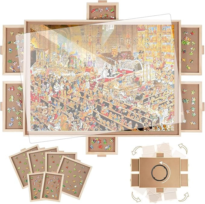 1000 Pieces Rotating Puzzle Board by Unknown