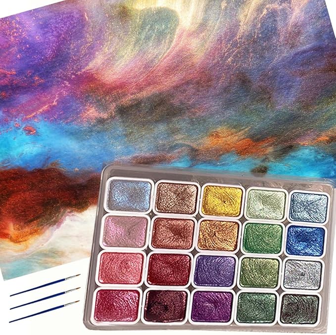 Watercolor Paint Set by Elichingse
