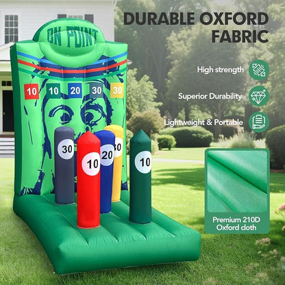 Inflatable Carnival Game with Built-in Blower, Portable Fun Toss Game - Image 5
