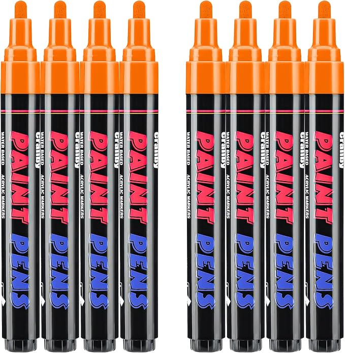 Orange Paint Pens Paint Markers by Craiiby