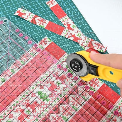 12.5 * 12.5" Quilting Ruler, Square Sewing Ruler, Durable 4mm Thick Slotted - Image 4