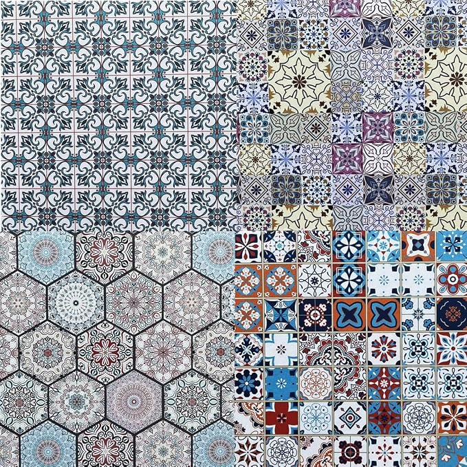 Groovy Boho Tribal Scrapbook Pad – 24 Bohemian Sheets - Image 3
