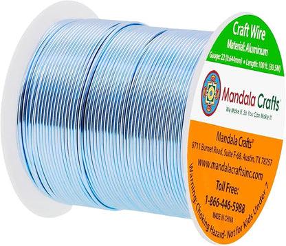 Mandala Crafts 22 Gauge Anodized Aluminum Craft Wire - Image 2