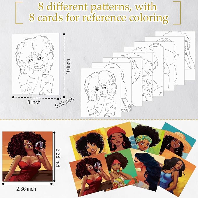 Cholemy 36 Pcs Paint and Sip Kit - Image 4