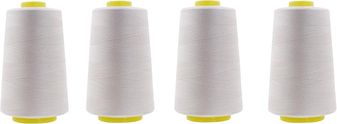 Mandala Crafts 4 Pack of Serger Threads Cones Spools by MandalaCrafts