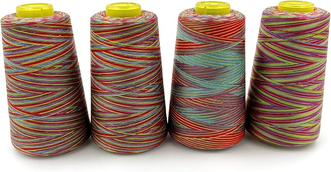 Tortoise 4 Cones of 3000 Yards Each Spool Thread by TORTOISETHREAD