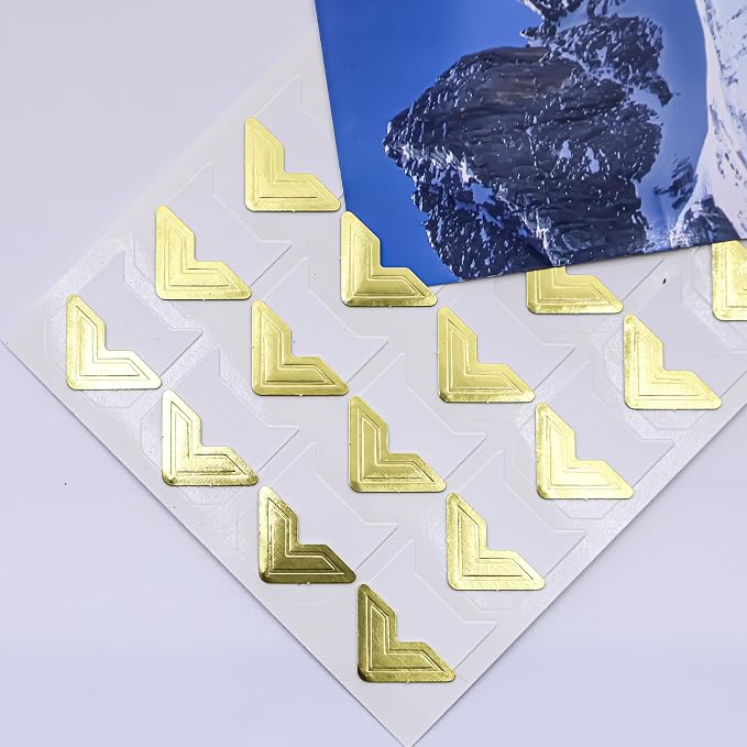 240 Pieces Photo Corners Self Adhesive Photo Corner Stickers, Picture Mounting - Image 7
