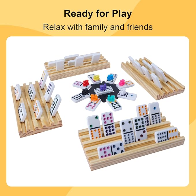 Double 12 Mexican Train Dominoes Set - Image 4