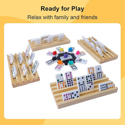 Double 12 Mexican Train Dominoes Set - Image 4