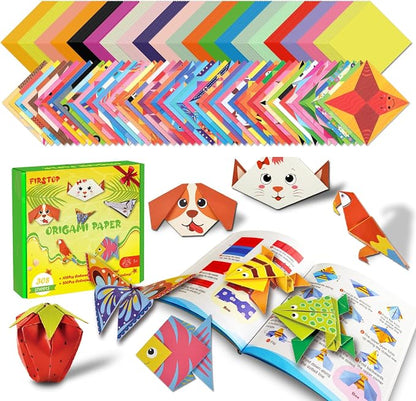 308 Sheets Origami Paper Kit, 5.5inch Craft Origami Set by Firstop