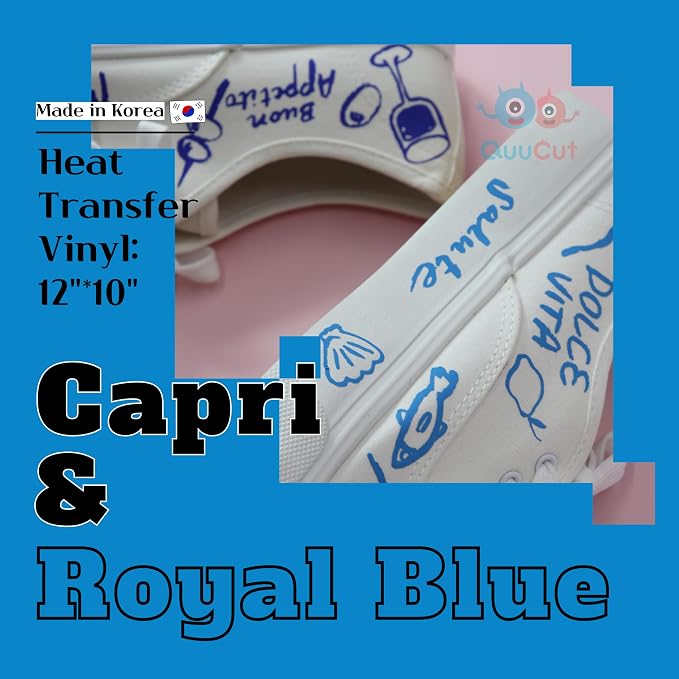 QuuCut HTV Heat Transfer Vinyl Bundle: 30 Pack 12" x 10" Sheets, 26 Assorted - Image 5