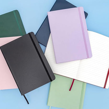 PAPERAGE Lined Journal Notebook, 5 Pack, 160 Pages, Medium 5.6 in x 8 in - Image 7