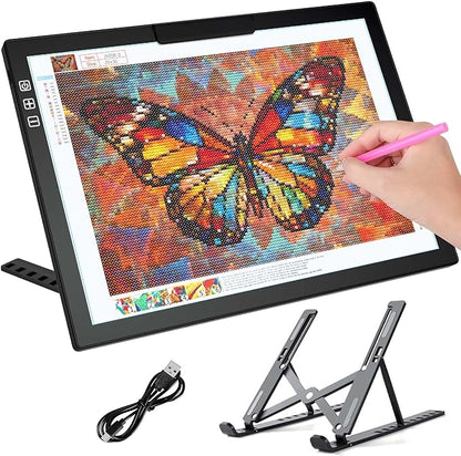 Bylitodt Cordless A4 Light Pad, Diamond Art Light Board by Bylitodt