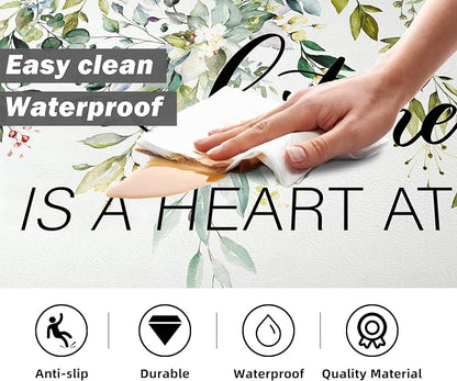 weesire Green Kitchen Rug Anti Fatigue Mats - Image 4