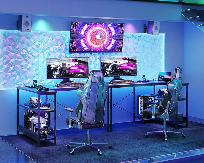 ODK 48 Inch Small L Shaped Gaming Computer Desk - Image 2