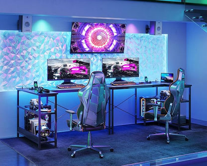 ODK 48 Inch Small L Shaped Gaming Computer Desk - Image 2
