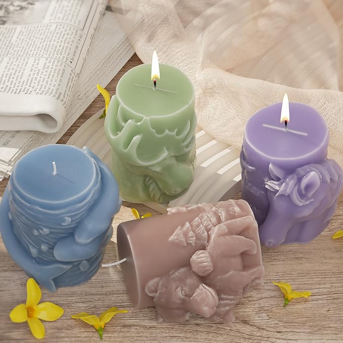 Elephant Cylinder Animal Resin Casting Silicone Mold - Image 4
