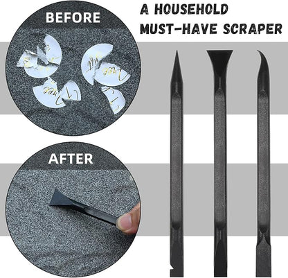 Minatee 18 Pieces Non-scratch Plastic Scraper Tool Multi-purpose Carbon Fiber - Image 5