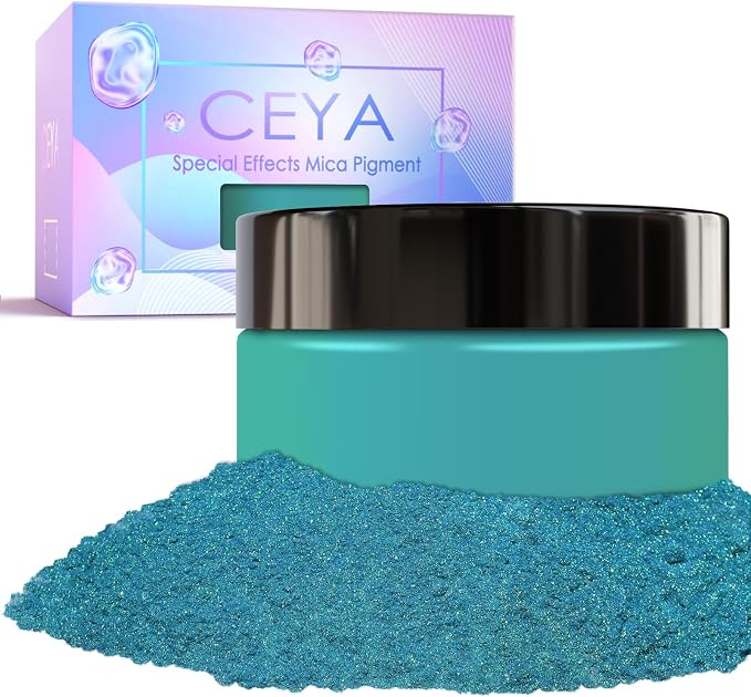 Ceya Highly Chameleon Mica Powder, 1.8oz/ 50g Mountain God Chrome Powder by CEYA