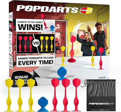 Popdarts Game Rookie Pack – Beginner-Friendly Suction Cup Dart Game by Popdarts