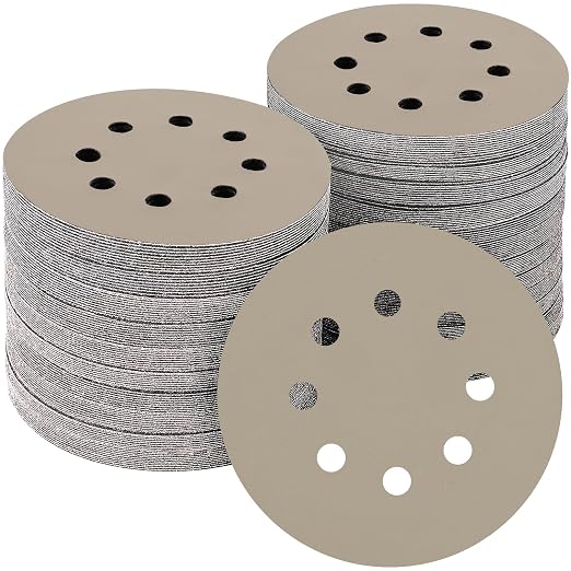 50PCS 5 inch Silicon Carbide Sanding Discs 6000 Grit, Wet Dry Orbital 5 Sander by POTUINOM