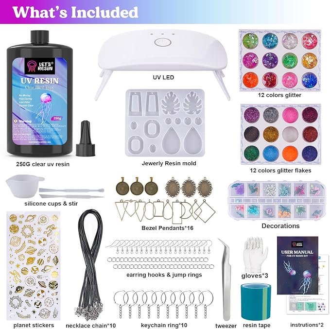 LET'S RESIN Jewelry Making Kit - Image 2