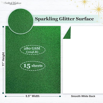 Cardstock Warehouse Diamond Print Inkjet Glitter - Image 2