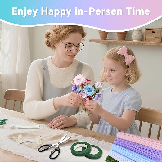400 Pcs Pipe Cleaners Craft Kit and Craft Supplies Set, 4 Colors Chenille Stems - Image 6