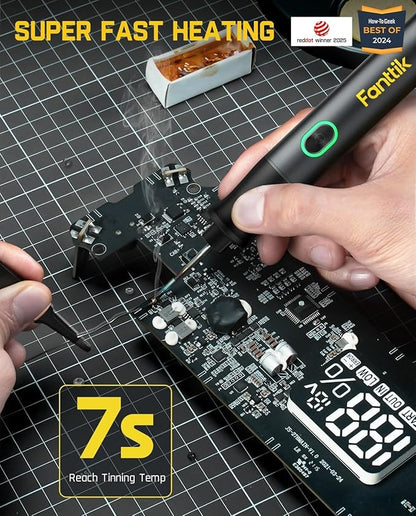 Fanttik T1 Max Soldering Iron Kit, Cordless Soldering Iron, 7 Seconds Fast - Image 2