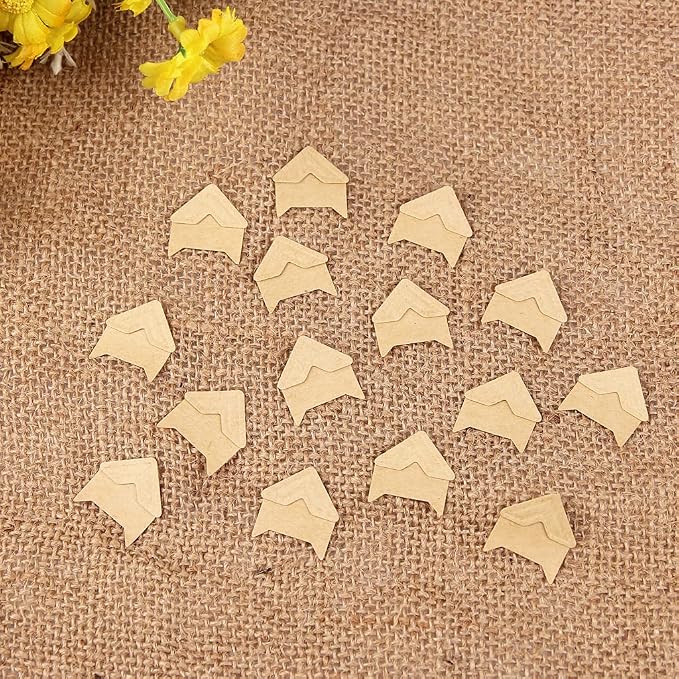 GOONAVI 15 Sheets 360 Pcs Cowhide Acid-Free Photo Corners Mounting Self Adhesive - Image 7