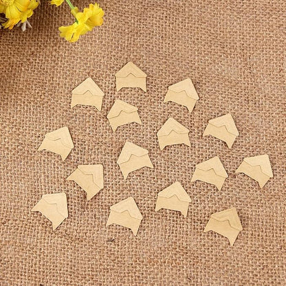 GOONAVI 15 Sheets 360 Pcs Cowhide Acid-Free Photo Corners Mounting Self Adhesive - Image 7