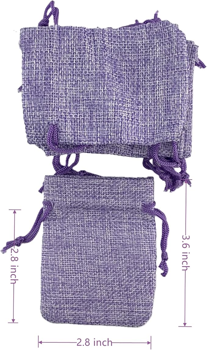 Palmhomee Pack of 25 Burlap Gift Bags - Image 2