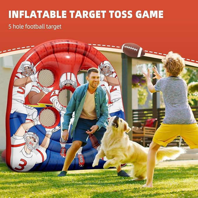 6Ft Football Target Toss Game - Image 2