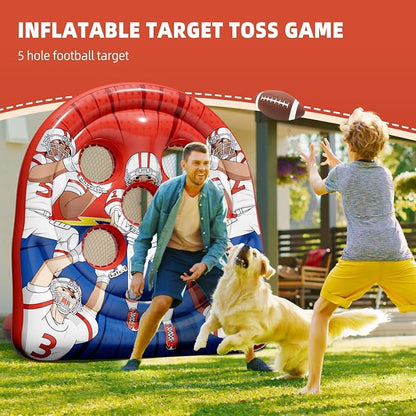 6Ft Football Target Toss Game - Image 2