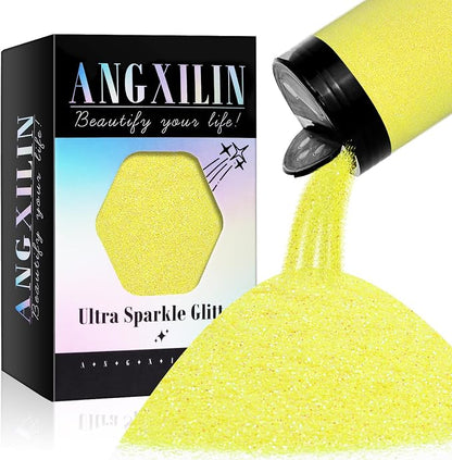 High Capacity 260g Iridescent Fine Glitter, Shaker Bottle Fine Glitter by ANGXILIN