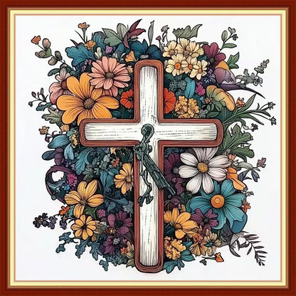 Joyhoor Cross Stitch Kits for Beginners Stamped Cross-Stitch Supplies by JoyhoorCrossStitchKits