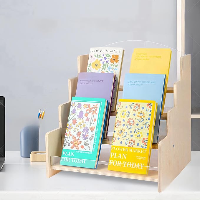 Greeting Card Display Stand, Acrylic Sticker Display Holder - Image 2