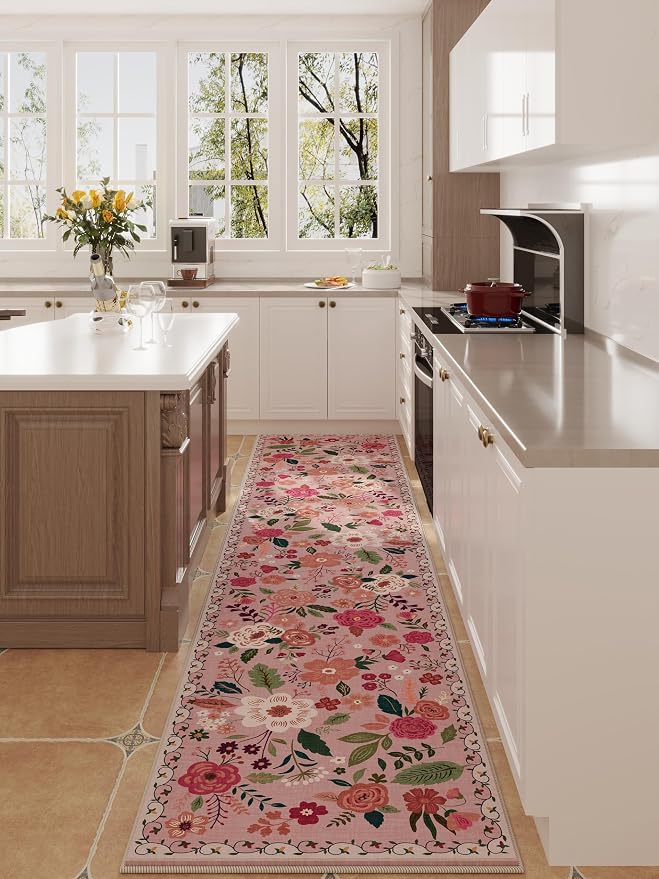 Rugcomf Runners for Hallways Kitchen Runner Rug Non Slip 2'x 10' Long Washable - Image 5