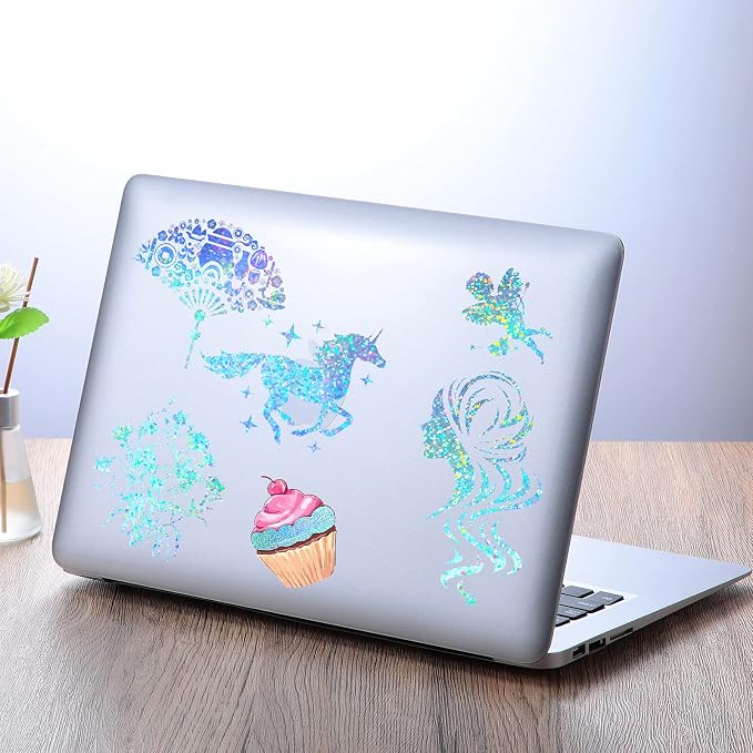 Outus 24 Sheets Holographic Sticker Paper Holographic Laminate Sheets - Image 6