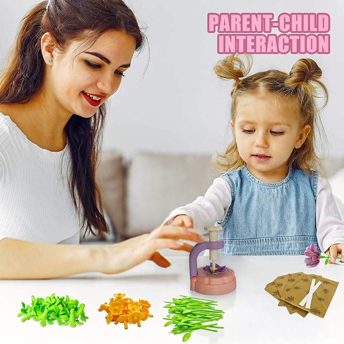 DIY Fabric Flower Bouquet Toy Set | Children's Handmade Materials Pack | STEM - Image 5