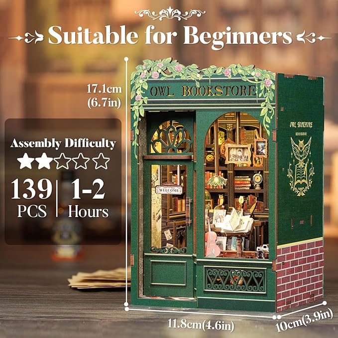 CUTEBEE Book Nook Kit - Image 3