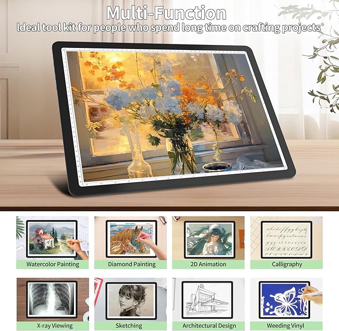 Phylosal Rechargeable A3 LED Light Pad - Image 6