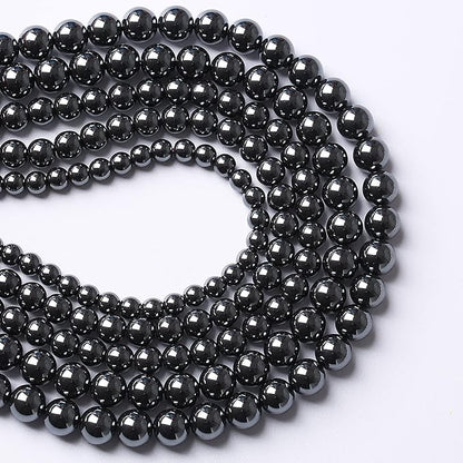 36pcs 12mm AAA Black Hematite Beads Crystal Energy Stone Healing Power Natural - Image 3