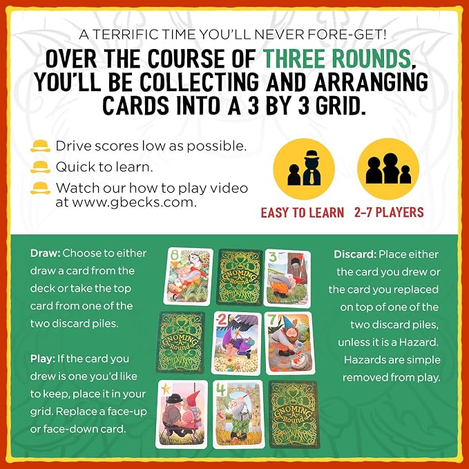 Grandpa Beck's Games Gnoming A Round | Fun Family Card Game | Enjoyed by Kids - Image 5
